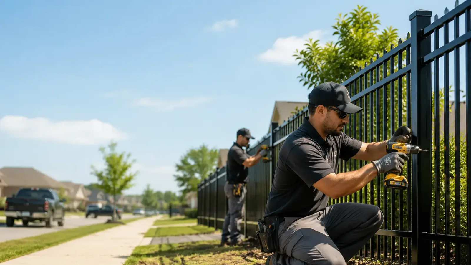 Metal Fence Installation in Clarksville, NY
